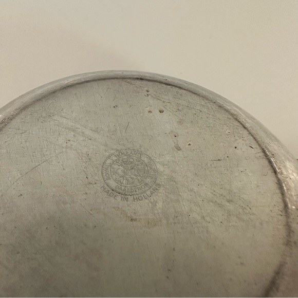 Royal Holland Daalderop Pewter Porringer Handled Silver Dish - Picture 2 of 6